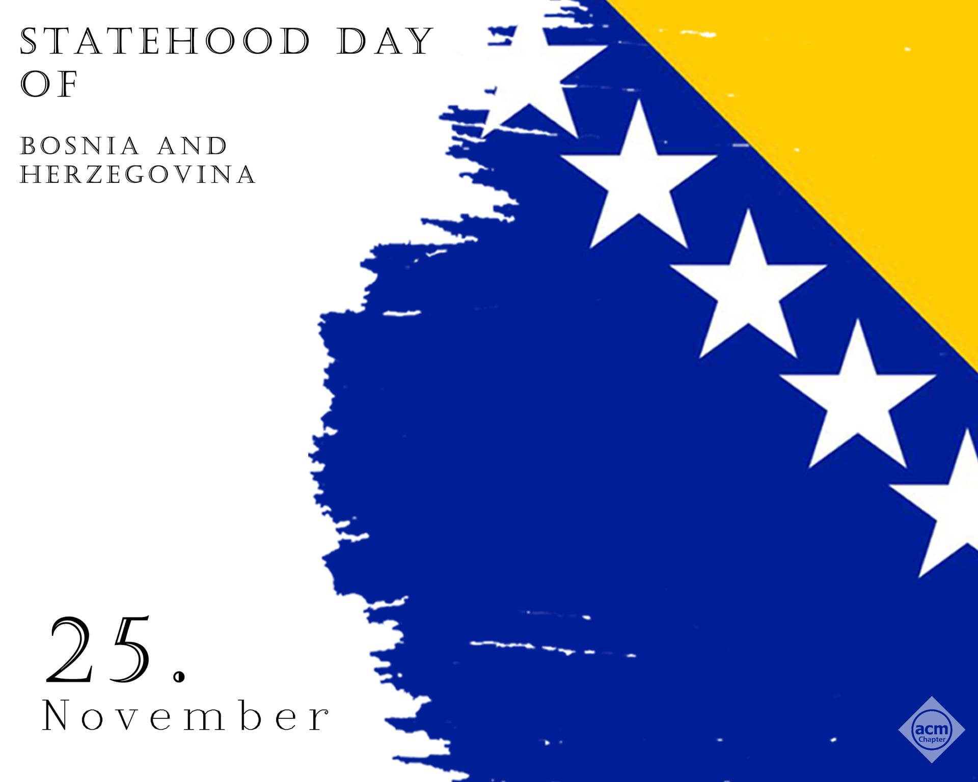 25 November Bosnien og Hercegovinas Statsdag 